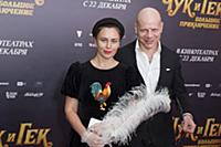 Иван Кокорин с супругой. Премьера фильма «Чук и Ге
