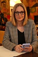 Мария Аниканова. Съемки передачи «Приют комедианто